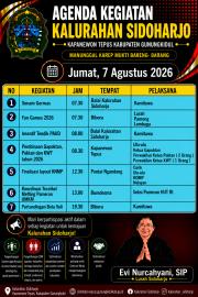 AGENDA 7 AGUSTUS 2026